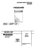 COVER Diagram and Parts List for FWS777GHS0  Frigidaire Washer