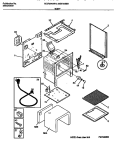 BODY Diagram and Parts List for MGF324WBSB  Frigidaire Range