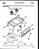 COOKTOP AND BROILER PARTS Diagram and Parts List for 37-1009-23-06  Tappan Range
