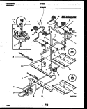 BURNER, MANIFOLD AND GAS CONTROL Diagram and Parts List for 30-3852-00-02  Tappan Range