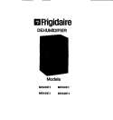 COVER Diagram and Parts List for MR50E1  Frigidaire Dehumidifier