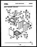 CABINET PARTS Diagram and Parts List for MWX445MBWD0  Gibson Washer