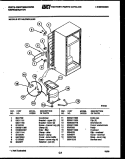 SYSTEM AND AUTOMATIC DEFROST PARTS Diagram and Parts List for RT114LCD5  Frigidaire Refrigerator