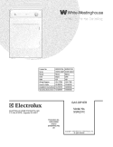 COVER Diagram and Parts List for SGR231CS0  Westinghouse Dryer