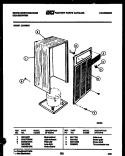 CABINET PARTS Diagram and Parts List for ED408K6  Frigidaire Dehumidifier