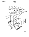 CABINET Diagram and Parts List for FRT22PRCD1  Frigidaire Refrigerator