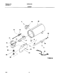 BURNER Diagram and Parts List for GGR221AS2  Gibson Dryer
