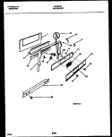 BACKGUARD Diagram and Parts List for GF790RXD1  Frigidaire Range