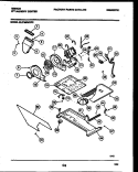 Part Location Diagram of 3204311 Frigidaire UPPER MOTOR CRADLE PAN