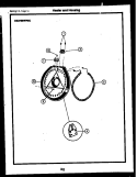 HEATER AND HOUSING Diagram and Parts List for DE27S6WPMC  Gibson Dryer