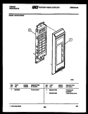 CONTROL PANEL Diagram and Parts List for OM13P7NWHE  Gibson Microwave