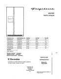 COVER Diagram and Parts List for FRS23R4AW1  Frigidaire Refrigerator