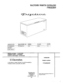 COVER Diagram and Parts List for FFC09M5HW1  Frigidaire Freezer