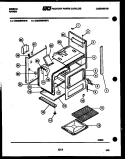 Part Location Diagram of 3018708 Frigidaire BOTTOM-BURNER BOX