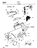 CONTROLS Diagram and Parts List for FRS26ZPHQ2  Frigidaire Refrigerator
