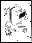 SYSTEM AND AUTOMATIC DEFROST PARTS Diagram and Parts List for TSX130HN0D  Kelvinator Refrigerator