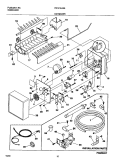 ICE MAKER Diagram and Parts List for FRT21ILRGW4  Frigidaire Refrigerator