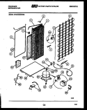 SYSTEM AND AUTOMATIC DEFROST PARTS Diagram and Parts List for FPCE24VWPW0  Frigidaire Refrigerator