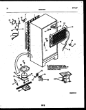 SYSTEM AND AUTOMATIC DEFROST PARTS Diagram and Parts List for ATG185NCW0  Frigidaire Refrigerator