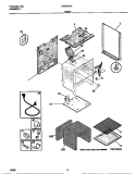 BODY Diagram and Parts List for TGF331SCWC  Tappan Range
