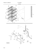 SYSTEM Diagram and Parts List for CFU14M2AW6  Uni Freezer