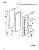 REFRIGERATOR DOOR Diagram and Parts List for FRS24ZRHD2  Frigidaire Refrigerator