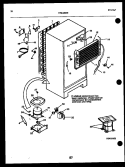 SYSTEM AND AUTOMATIC DEFROST PARTS Diagram and Parts List for TPK160JN0W  Kelvinator Refrigerator