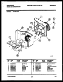 AIR HANDLING PARTS Diagram and Parts List for KAC051S7Z1  Kelvinator Air Conditioner