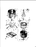 TUBS Diagram and Parts List for LA600JXV3  Frigidaire Washer