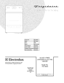 COVER Diagram and Parts List for FEF336ASL  Frigidaire Range