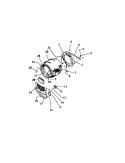 DRUM Diagram and Parts List for DEA600A2F  Kelvinator Dryer
