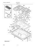 COOKTOP Diagram and Parts List for EW30GC55GS1  Electrolux Cooktop