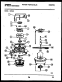 MOTOR PUMP PARTS Diagram and Parts List for DB700AW1  Frigidaire Dishwasher