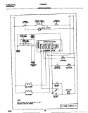 WIRING DIAGRAM Diagram and Parts List for FED355CCSE  Frigidaire Range
