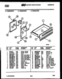 DRAWER PARTS Diagram and Parts List for CEE2M4WSPD  Gibson Range