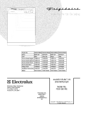 COVER Diagram and Parts List for FDB1051REM2  Frigidaire Dishwasher