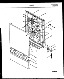 DOOR PARTS Diagram and Parts List for FDB884RBB0  Frigidaire Dishwasher
