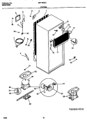 SYSTEM Diagram and Parts List for GRT18QNCD1  Gibson Refrigerator