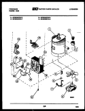 POWER CONTROL Diagram and Parts List for GPM638BDL8  Frigidaire Range