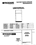 COVER Diagram and Parts List for MRT18DNEW3  Frigidaire Refrigerator