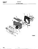 AIR HANDLING PARTS Diagram and Parts List for FAL103Y1A2  Frigidaire Air Conditioner