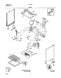 BODY Diagram and Parts List for FLF316AQA  Frigidaire Range