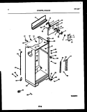 CABINET PARTS Diagram and Parts List for FPG19TPLW0  Frigidaire Refrigerator