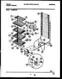SYSTEM AND ELECTRICAL PARTS Diagram and Parts List for TFU09M4AW0  Tappan Freezer