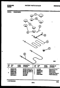 BROILER PARTS Diagram and Parts List for REGS37BNW5  Frigidaire Range