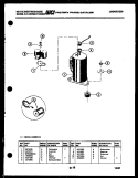 COMPRESSOR PARTS Diagram and Parts List for AC065K7A1  Frigidaire Air Conditioner