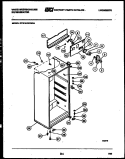 CABINET PARTS Diagram and Parts List for RTG15VGCH2A  Frigidaire Refrigerator