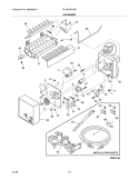 ICE MAKER Diagram and Parts List for PLHS67EFSB0  Frigidaire Refrigerator