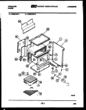 BODY PARTS Diagram and Parts List for RG35CAW2  Frigidaire Range