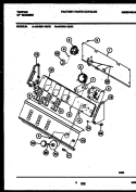 CONSOLE AND CONTROL PARTS Diagram and Parts List for 46-2651-23-02  Tappan Washer
